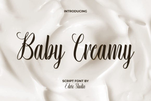 Baby Creamy Font: Elegant Script for Editorial Design