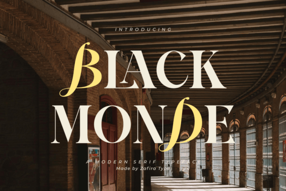 Black Monde Font for High-Impact Campaigns