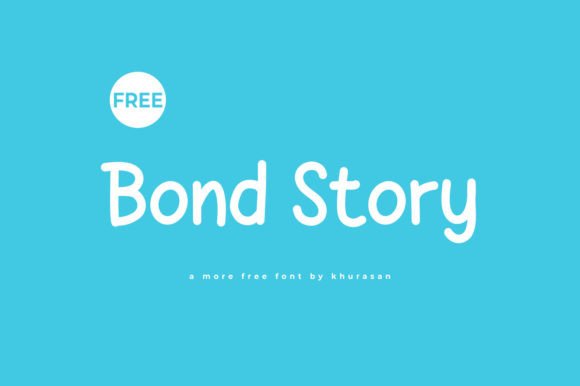 Bond Story Font for Handmade Branding