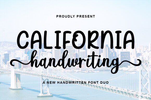 California Handwriting Duo Font for Business Branding