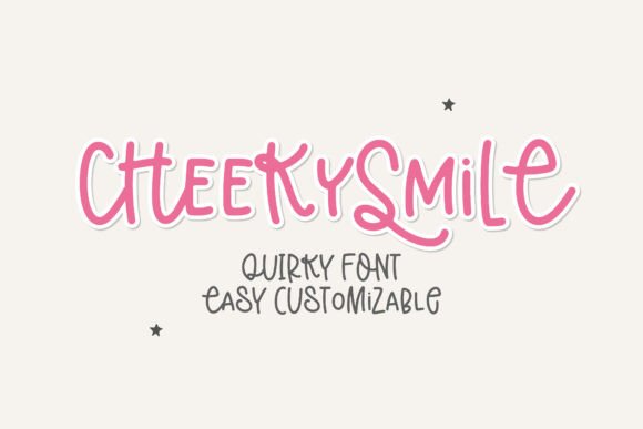 Cheeky Smile: A Friendly Handwritten Font for Branding