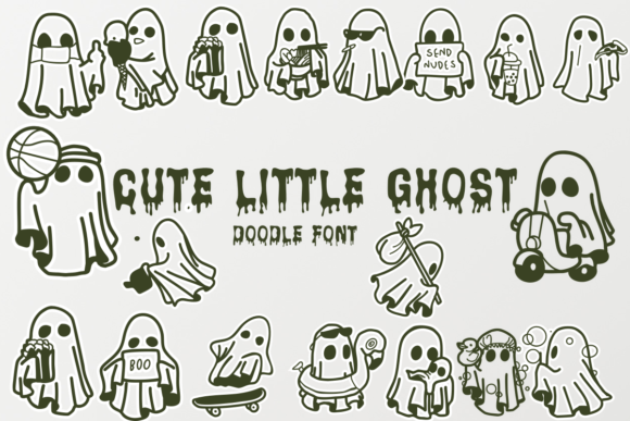 Cute Little Ghost: A Sketchy Typeface for Branding