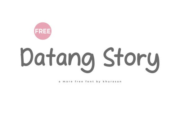 Datang Story Typeface for Small Business Branding