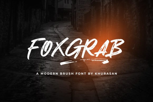 Foxgrab: The Modern Brush Font for Bold Campaigns