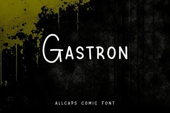 Gastron: The Playful All-Caps Typeface for Bold Campaigns