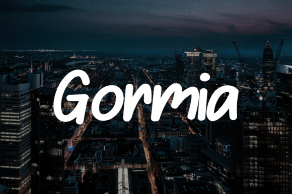 Gormia: A Versatile Script Font for Modern Web Design