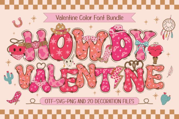Howdy Valentine: A Playful Western Font for Campaigns