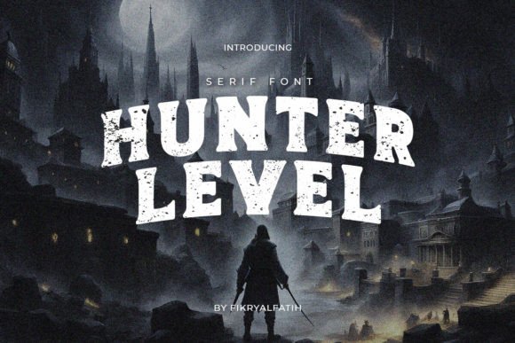 Hunter Level: A Vintage Serif Font for Bold Campaigns