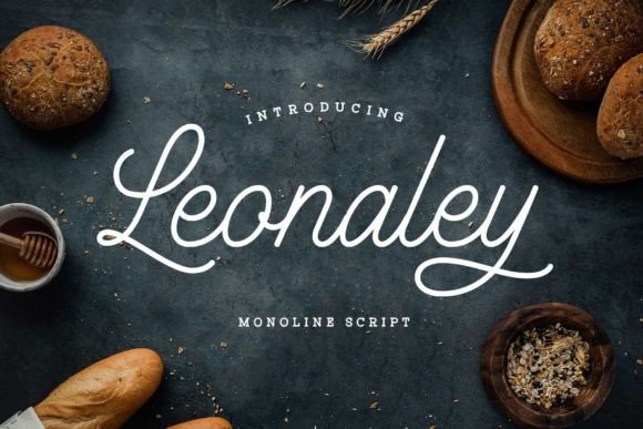 Leonaley Font: Elegant Script for Modern Branding