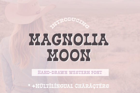 Magnolia Moon: A Western Script Font for Branding