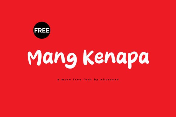 Mang Kenapa Typeface for Modern Web Design