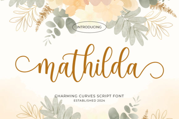 Mathilda: A Script Handwritten Font for Editorial Elegance