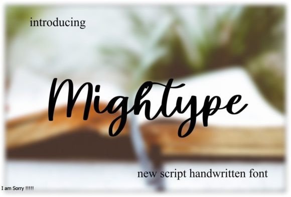 Mightype: The Elegant Script Font for Modern Branding