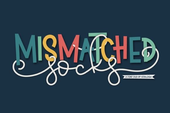 Mismatched Socks: The Playful Sans Serif Font Duo