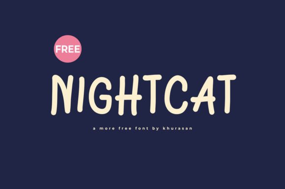 Nightcat: A Modern Handwritten Font for Web Design