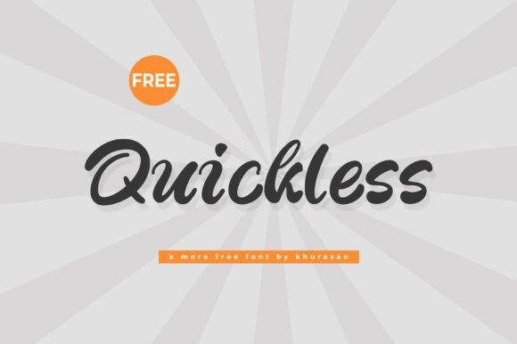 Quickless Font: A Handwritten Typeface for Modern Brands