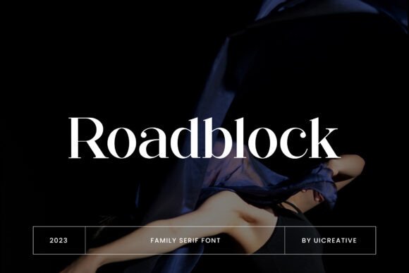 Roadblock Serif Font for Modern Branding
