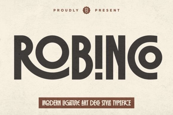 Robinco: The Art Deco Typeface for Modern Brands