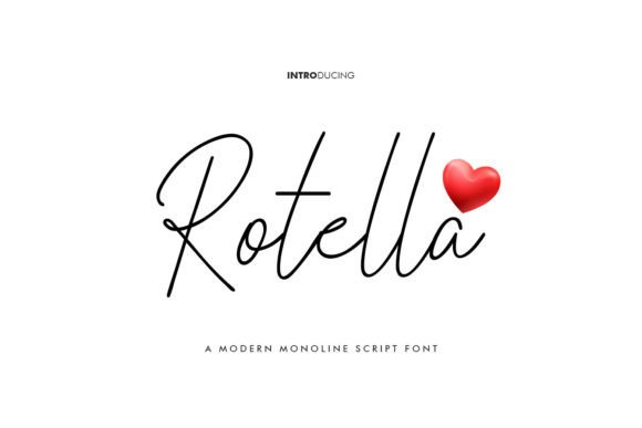 Rotella: The Elegant Script Font for Modern Brands