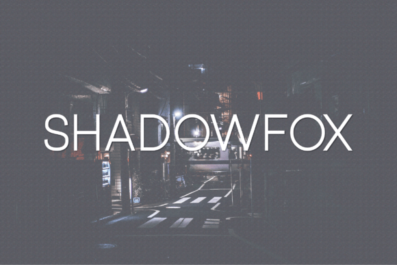 Shadowfox Font: A Modern Sans Serif for Designers