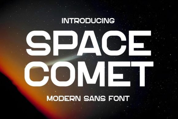Space Comet: A Modern Sans Serif Font for Branding