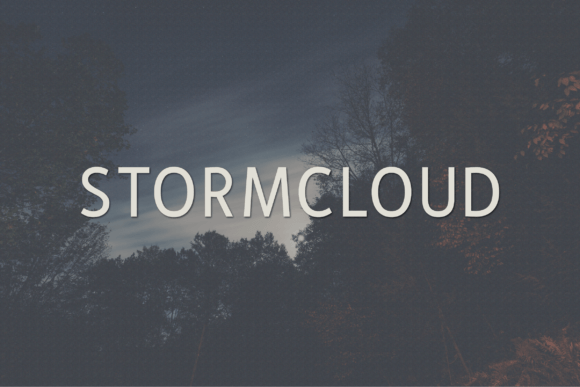 Stormcloud: The Ultra-Modern Sans Serif Typeface for Digital Impact