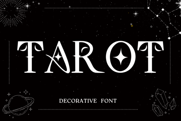 Tarot Font: Celestial Typography for Editorial Design